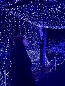 New blizzard tunnel with bright blue lights