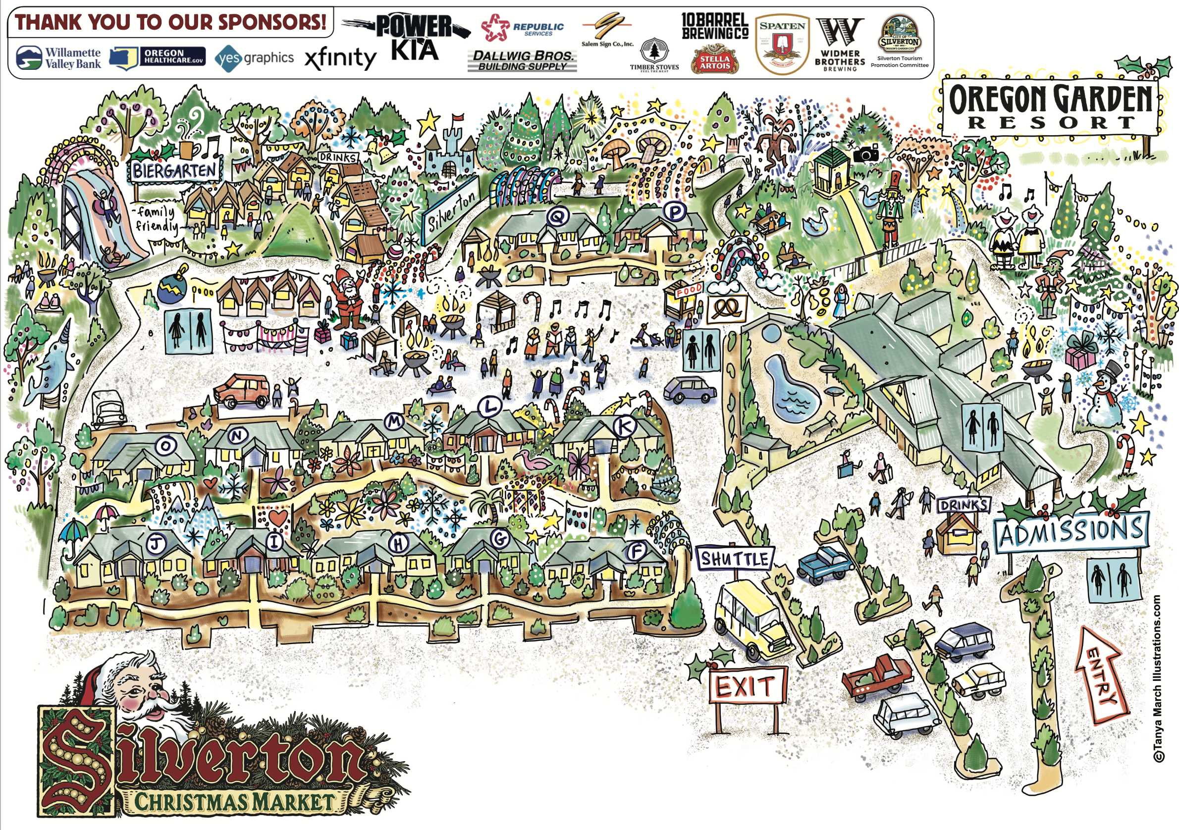 christmas market map